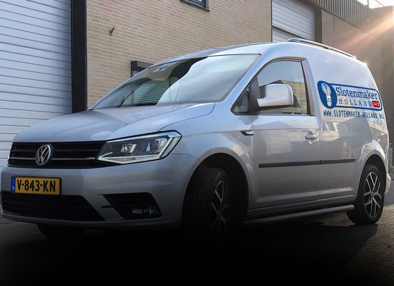 Bedrijfswagen van Slotenmaker Holland