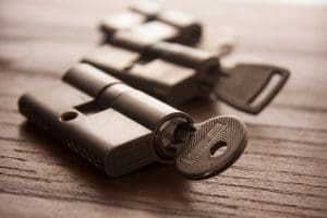 cilindersloten met sleutels